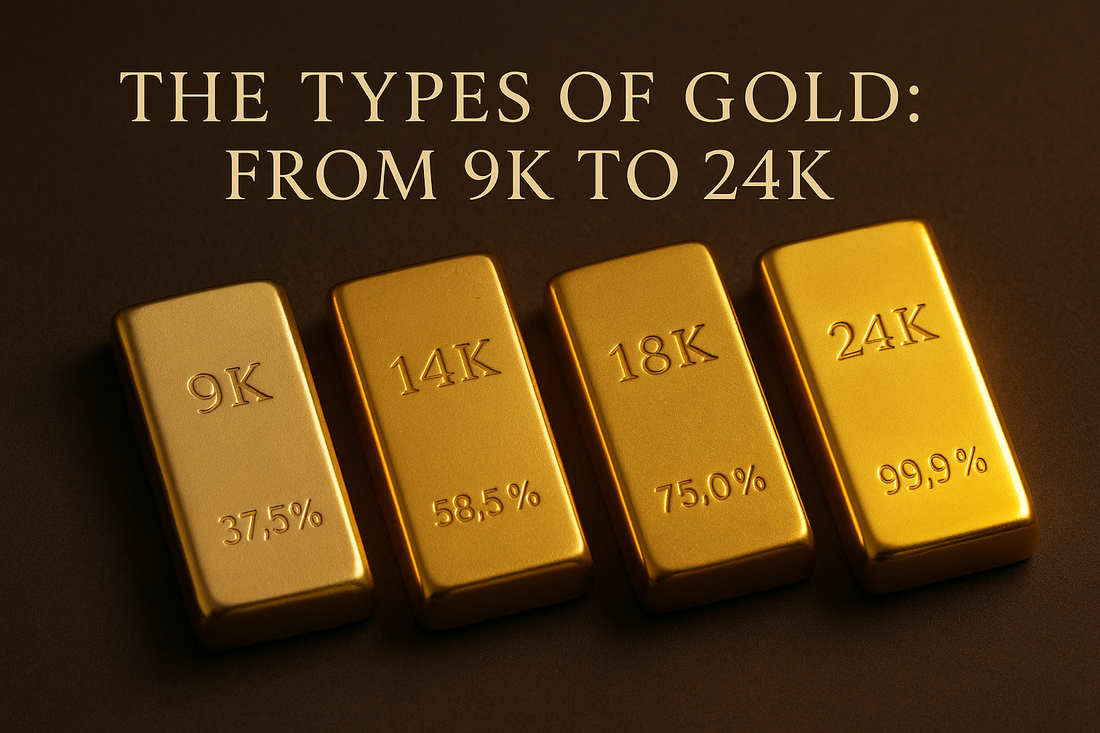 Types of Gold: 9K, 14K, 18K & 24K Explained